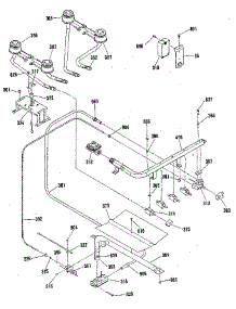 Burner Section parts for Kenmore Range 911.3611190 (9113611190, 911 3611190) from AppliancePartsPros.com