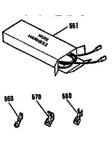 Wire Harnesses And Components parts for Kenmore Range 911.3544090 (9113544090, 911 3544090) from AppliancePartsPros.com