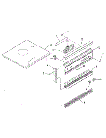 Control Panel Section parts for Kenmore Wall Oven 911.3218891 (9113218891, 911 3218891) from AppliancePartsPros.com