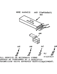 Wire Harness And Components parts for Kenmore Range 103.7897810 (1037897810, 103 7897810) from AppliancePartsPros.com