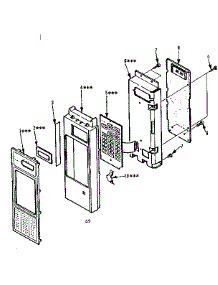 Control Panel Parts parts for Kenmore Range 564.8668611 (5648668611, 564 8668611) from AppliancePartsPros.com