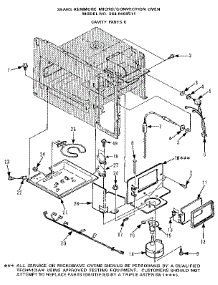 Cavity Parts-C parts for Kenmore Range 564.8668611 (5648668611, 564 8668611) from AppliancePartsPros.com