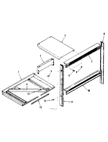 Trim And Micro Mounting Section parts for Kenmore Wall Oven 278.4418492 (2784418492, 278 4418492) from AppliancePartsPros.com