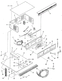 Control Panel Section parts for Kenmore Wall Oven 911.4298490 (9114298490, 911 4298490) from AppliancePartsPros.com