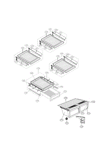 Refrigerator Parts parts for Lg Refrigerator LFX23961ST/01 from AppliancePartsPros.com