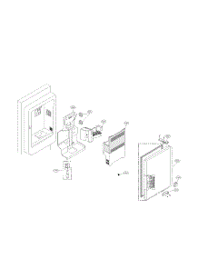 Ice Maker And Ice Bank Parts parts for Lg Refrigerator LFX23961ST/01 from AppliancePartsPros.com