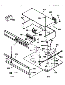 Control Section parts for Kenmore Wall Oven 911.41169791 (91141169791, 911 41169791) from AppliancePartsPros.com