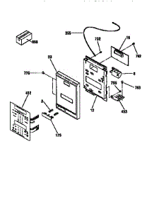 Control Panel Section parts for Kenmore Wall Oven 911.41479690 (91141479690, 911 41479690) from AppliancePartsPros.com