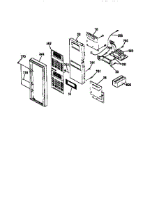 Control Panel parts for Kenmore Wall Oven 911.49479790 (91149479790, 911 49479790) from AppliancePartsPros.com