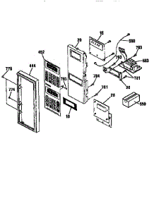 Control Panel parts for Kenmore Wall Oven 911.49475790 (91149475790, 911 49475790) from AppliancePartsPros.com