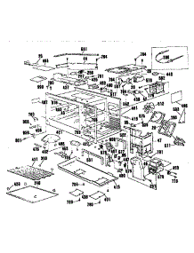 Microwave Body parts for Kenmore Wall Oven 911.4942592 (9114942592, 911 4942592) from AppliancePartsPros.com