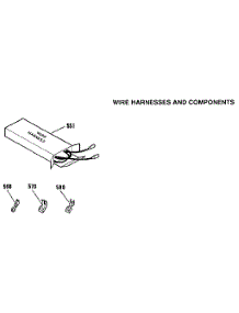 Wire Harnesses And Components parts for Kenmore Wall Oven 911.4942591 (9114942591, 911 4942591) from AppliancePartsPros.com