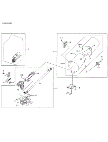 Gas Burner parts for Samsung Dryer DV48J7700GW/A2-02 from AppliancePartsPros.com