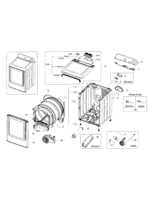 Main Assy parts for Samsung Dryer DV48J7700EW/A2-00 from AppliancePartsPros.com