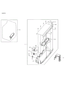 Duct & Burner parts for Samsung Dryer DV48J7700EW/A2-02 from AppliancePartsPros.com