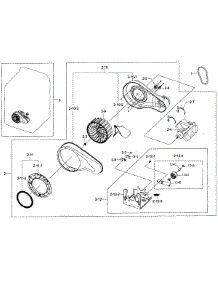 Motor Assy parts for Samsung Dryer DV456EWHDSU/AA-01 from AppliancePartsPros.com