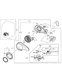 Motor Assy parts for Samsung Dryer DV363EWBEUF/A1-00 from AppliancePartsPros.com