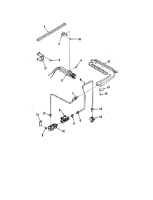 Burner parts for Kenmore Wall Oven 911.3128812 (9113128812, 911 3128812) from AppliancePartsPros.com