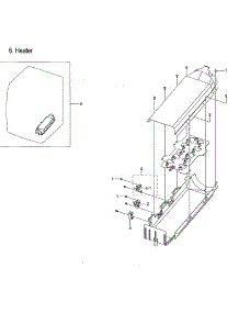 Duct Heater parts for Samsung Dryer DVE45M5500W/A3-00 from AppliancePartsPros.com