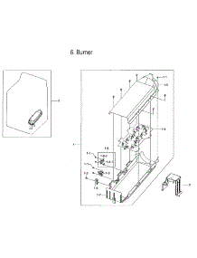 Heater Assy parts for Samsung Dryer DVE52M7750V/A3-00 from AppliancePartsPros.com