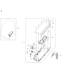 Duct Heater parts for Samsung Dryer DV50K8600EW/A3-00 from AppliancePartsPros.com