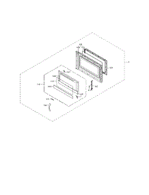 Door parts for Samsung Microwave SMK9175ST/XAA-00 from AppliancePartsPros.com