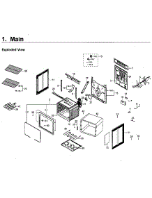 Main Asy parts for Samsung Range NE59J7630SS/AA-02 from AppliancePartsPros.com