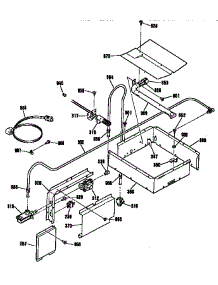 Burner Section parts for Kenmore Wall Oven 911.3022191 (9113022191, 911 3022191) from AppliancePartsPros.com