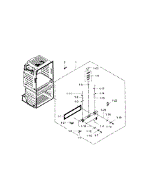 Flexzone Door parts for Samsung Refrigerator RF28HMEDBWW/AA-02 from AppliancePartsPros.com