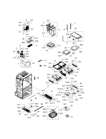 Refrigerator parts for Samsung Refrigerator RF28HMEDBWW/AA-02 from AppliancePartsPros.com