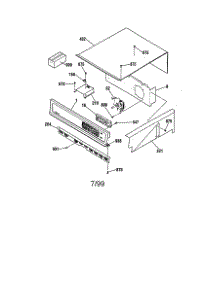 Control Section parts for Kenmore Wall Oven 911.47189991 (91147189991, 911 47189991) from AppliancePartsPros.com