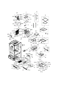 Fridge parts for Samsung Refrigerator RF28HFEDTBC/AA-03 from AppliancePartsPros.com