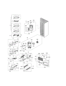 Fridge parts for Samsung Refrigerator RSG307AABP/XAA-03 from AppliancePartsPros.com