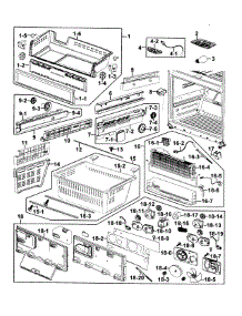 Freezer parts for Samsung Refrigerator RF267AZRS/XAA-00 from AppliancePartsPros.com