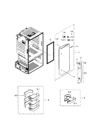 Fridge Door R parts for Samsung Refrigerator RF23HCEDBWW/AA-07 from AppliancePartsPros.com