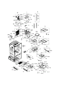 Fridge parts for Samsung Refrigerator RF23HCEDBWW/AA-07 from AppliancePartsPros.com