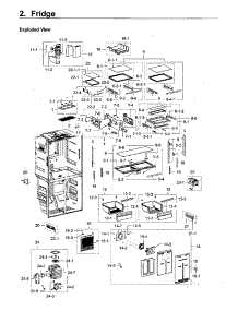 Fridge parts for Samsung Refrigerator RF22M9581SR/AA-00 from AppliancePartsPros.com
