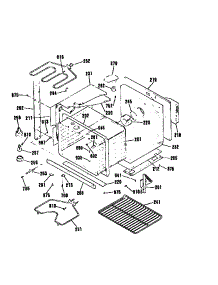 Lower Body Section parts for Kenmore Wall Oven 911.41159590 (91141159590, 911 41159590) from AppliancePartsPros.com