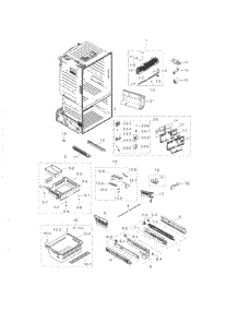 Freezer parts for Samsung Refrigerator RF263TEAEBC/AA-03 from AppliancePartsPros.com