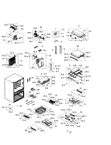 Fridge parts for Samsung Refrigerator RF24FSEDBSR/AA-07 from AppliancePartsPros.com