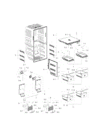 Freezer parts for Samsung Refrigerator RF32FMQDBSR/AA-10 from AppliancePartsPros.com