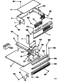 Control Section parts for Kenmore Wall Oven 911.30465791 (91130465791, 911 30465791) from AppliancePartsPros.com