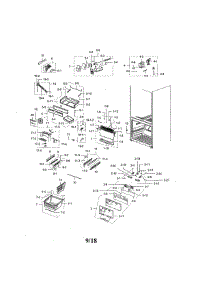 Freezer parts for Samsung Refrigerator RFG298HDWP/XAA-01 from AppliancePartsPros.com