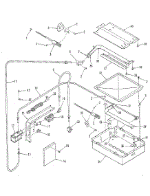 Burner Section parts for Kenmore Wall Oven 278.3138896 (2783138896, 278 3138896) from AppliancePartsPros.com