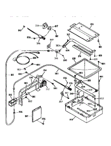 Burner Section parts for Kenmore Wall Oven 911.3042593 (9113042593, 911 3042593) from AppliancePartsPros.com