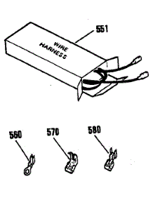 Wire Harness parts for Kenmore Wall Oven 911.3042992 (9113042992, 911 3042992) from AppliancePartsPros.com