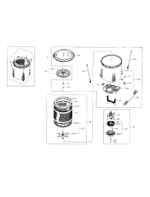 Tub Parts parts for Samsung Washer WA45H7000AW/A2-00 from AppliancePartsPros.com
