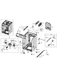 Frame Assy parts for Samsung Washer WF435ATGJRA/A1-01 from AppliancePartsPros.com