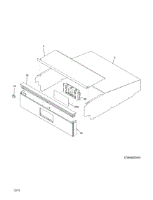 Control Panel parts for Kenmore Wall Oven 790.40272410 (79040272410, 790 40272410) from AppliancePartsPros.com