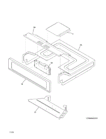 Control Panel parts for Kenmore Wall Oven 790.49503313 (79049503313, 790 49503313) from AppliancePartsPros.com